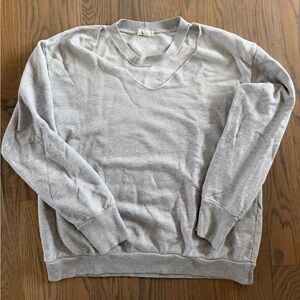 LNA Cutout Gray Sweatshirt